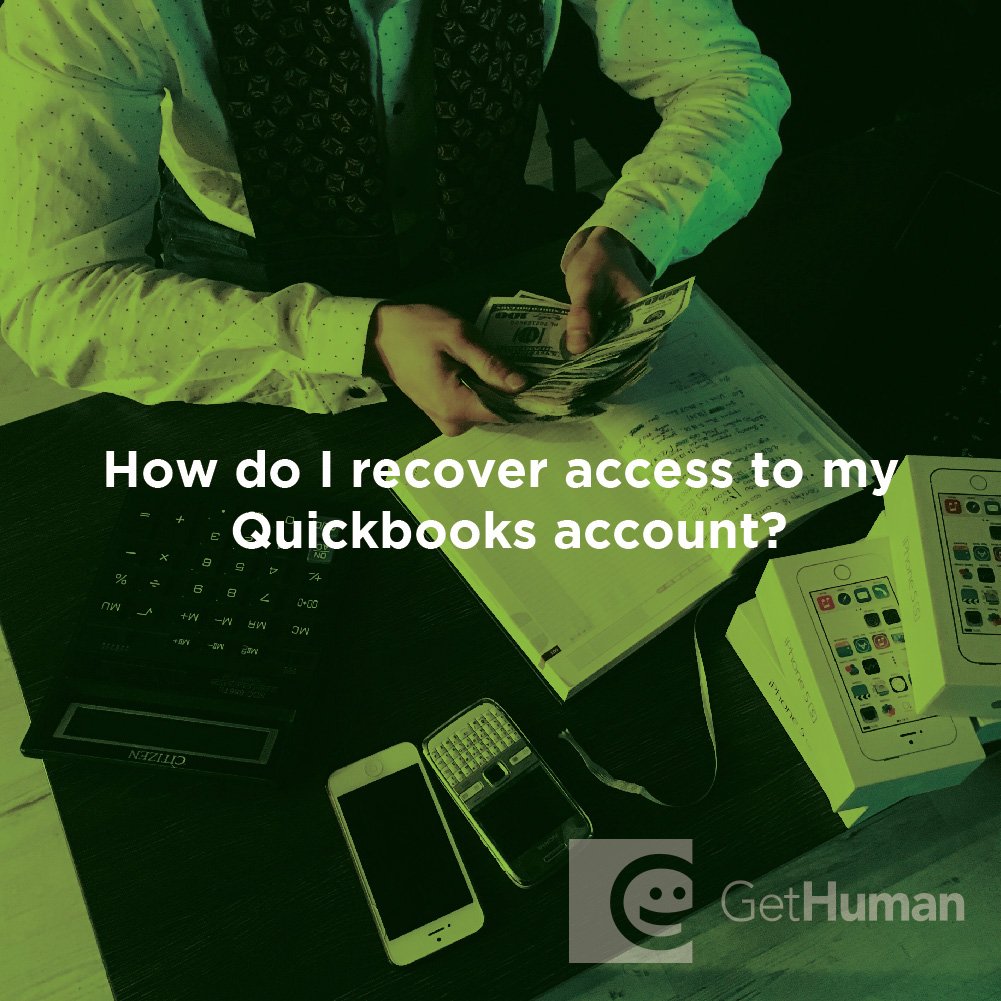 How Do I Recover Access to My Quickbooks Account?