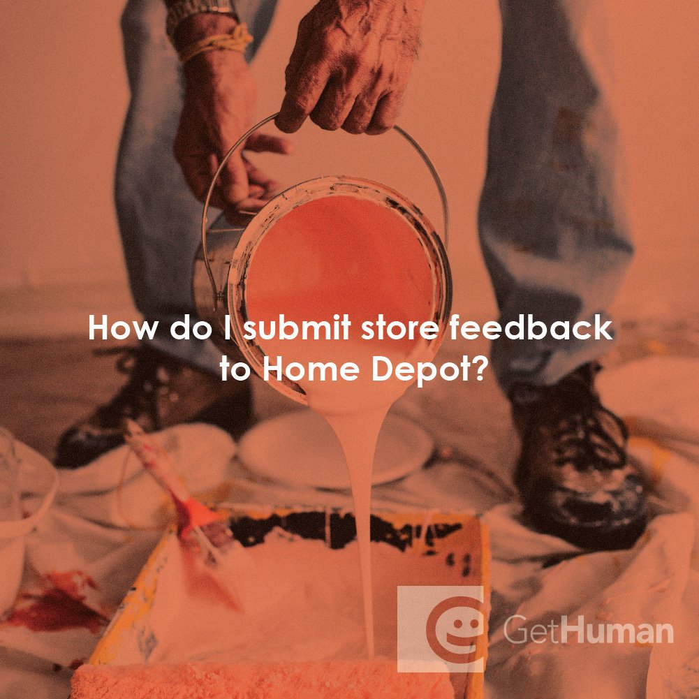 How Do I Submit Store Feedback to Home Depot?