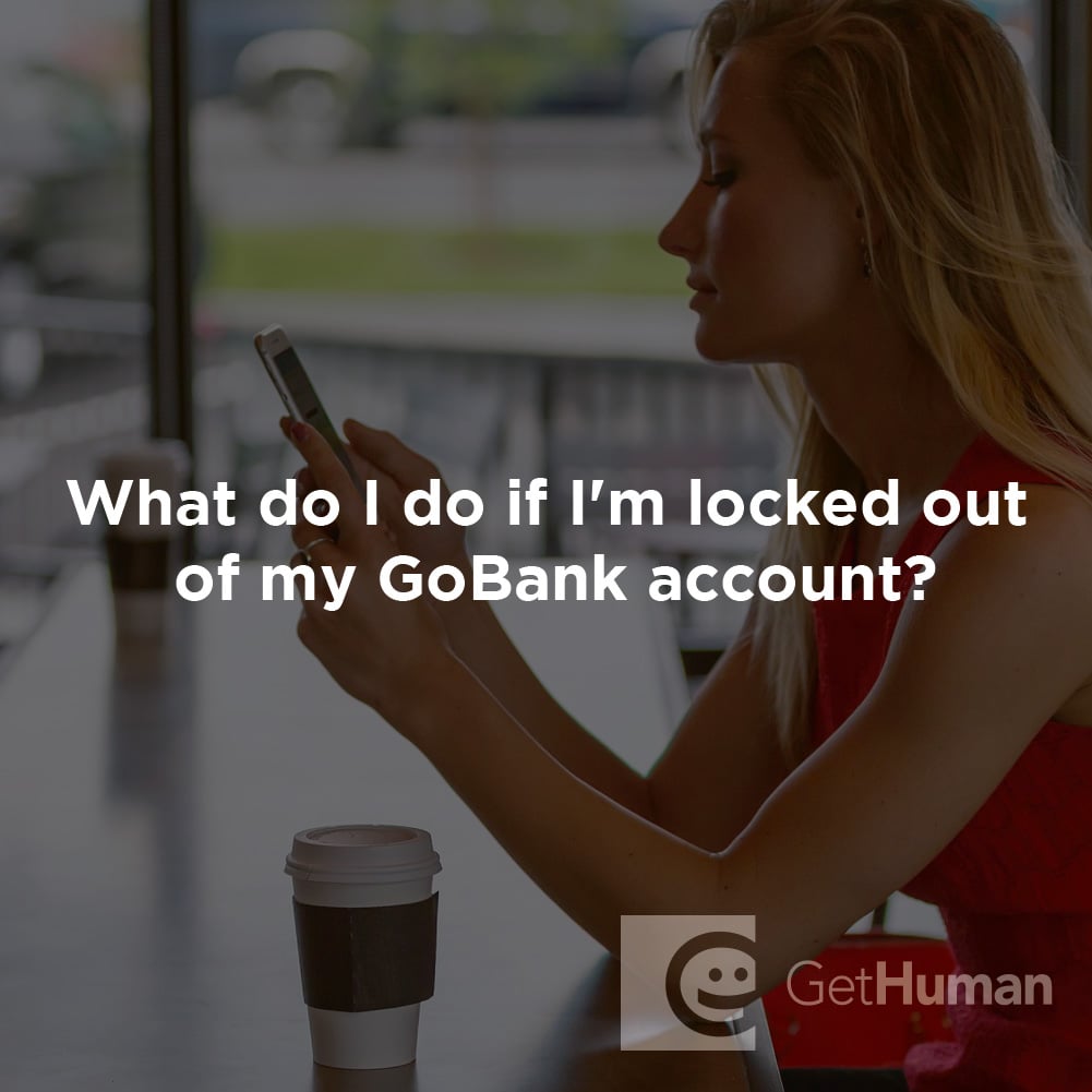 What do I do if I'm locked out of my GoBank account?