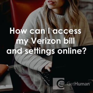 How Can I Access My Verizon Bill and Settings Online?
