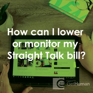 How Can I Lower or Monitor My Straight Talk Bill?