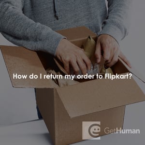 How Can I Return My Order on FlipKart?