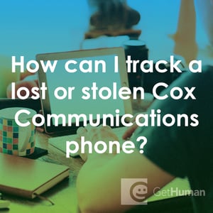How Can I Track a Lost or Stolen Cox Communications Phone?