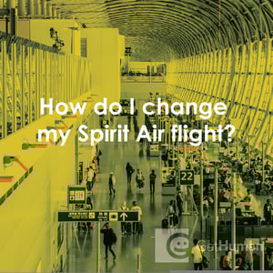 How Do I Change My Spirit Air Flight?