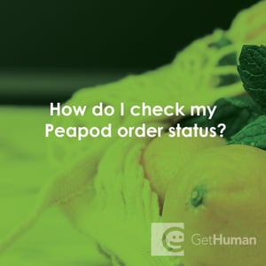 How Do I Check My Peapod Order Status?