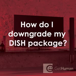 How Do I Downgrade My DISH Package?