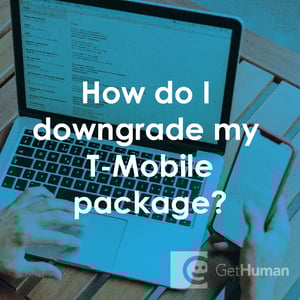 How Do I Downgrade My T-Mobile Package?