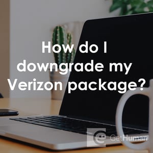 How Do I Downgrade My Verizon Package?