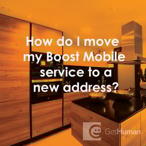 How Do I Move My Boost Mobile Service to a New Address?