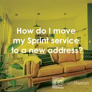 How Do I Move My Sprint Service to a New Address?