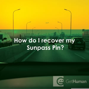 How Do I Recover My Sunpass Pin?