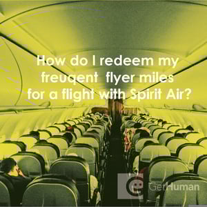 How Do I Redeem My Freuqent Flyer Miles for a Flight with Spirit Air?