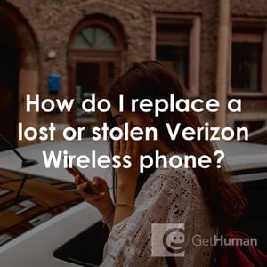 How Do I Replace a Lost or Stolen Verizon Wireless Phone?