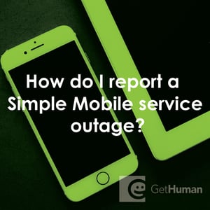 How Do I Report a Simple Mobile Service Outage?