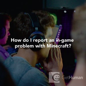 How Do I Report an In-Game Problem with Minecraft?