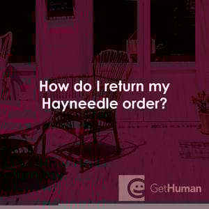 How Do I Return My Hayneedle Order?