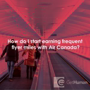 How Do I Start Earning Frequent Flyer Miles with Air Canada?