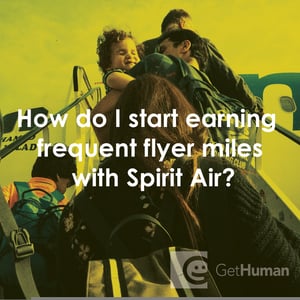 How Do I Start Earning Frequent Flyer Miles with Spirit Air?