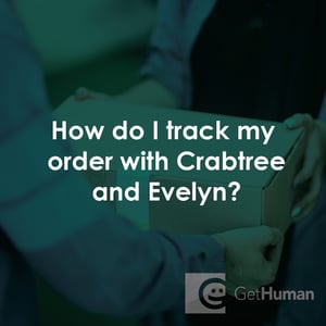 How Do I Track My Order with Crabtree and Evelyn?