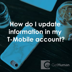 How Do I Update Information in My T-Mobile Account?