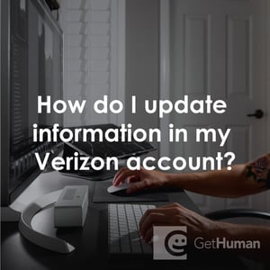 How Do I Update Information in My Verizon Account?