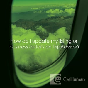 How Do I Update My Listing or Business Details on TripAdvisor?