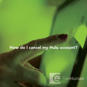 How do I cancel my Hulu account?
