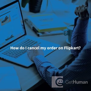 How do I cancel my order on Flipkart?