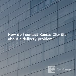 How do I contact Kansas City Star about a delivery problem?