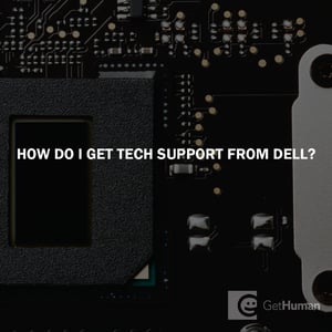 How do I get tech support from Dell?