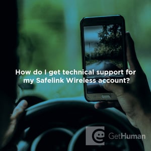 How do I get technical support for my SafeLink Wireless account?