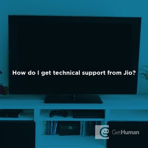 How do I get technical support from Jio?