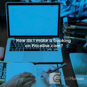 How do I make a booking on Priceline.com?