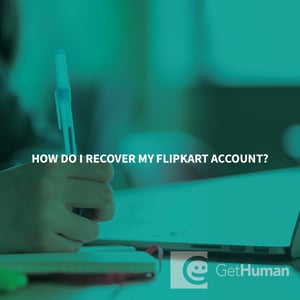 How do I recover my FlipKart account?