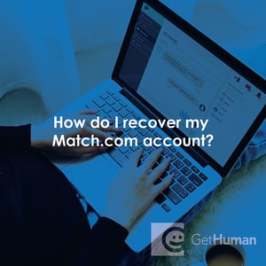 How do I recover my Match.com account?