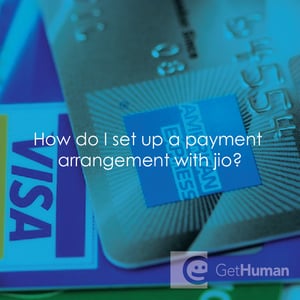 How do I set up a payment arrangement with Jio?
