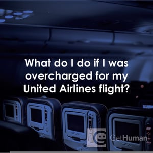 What Do I Do If I Was Overcharged for My United Airlines Flight?