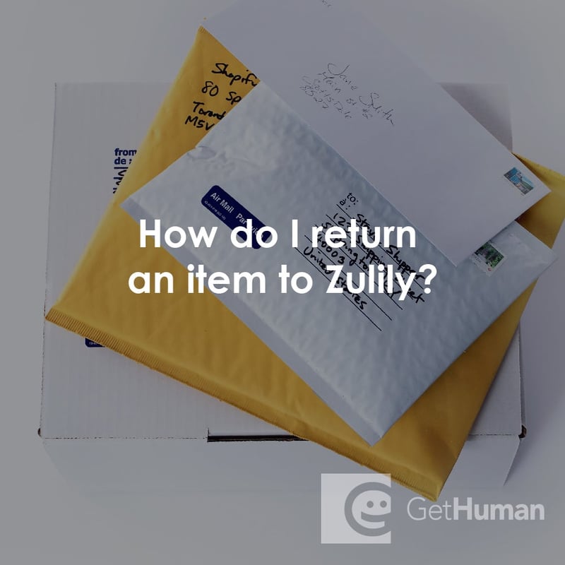 How Do I Return an Item to Zulily?