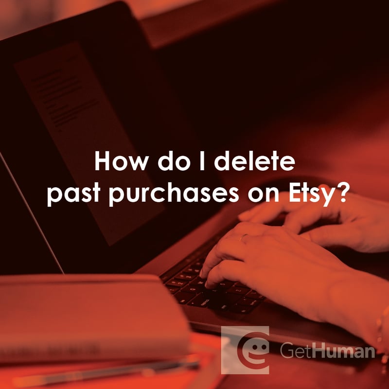 How Do I Delete Past Purchases on Etsy?