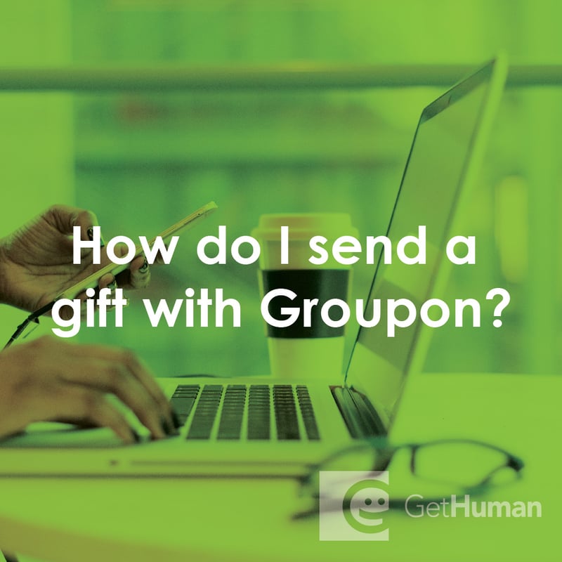 How Do I Send a Gift with Groupon?