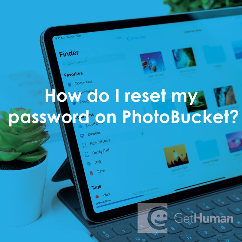 How Do I Reset My Password on Photobucket?