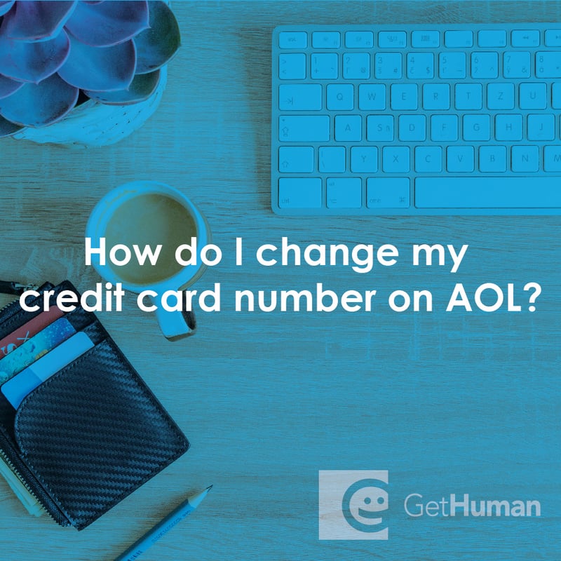 How Do I Change My Credit Card Number on AOL?