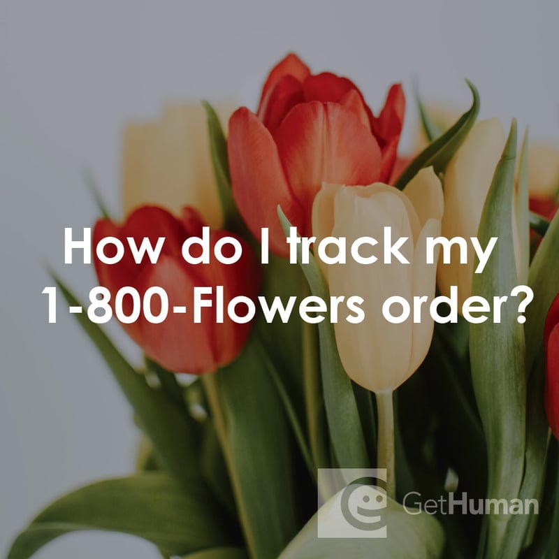 How Do I Track My 1-800-Flowers Order?