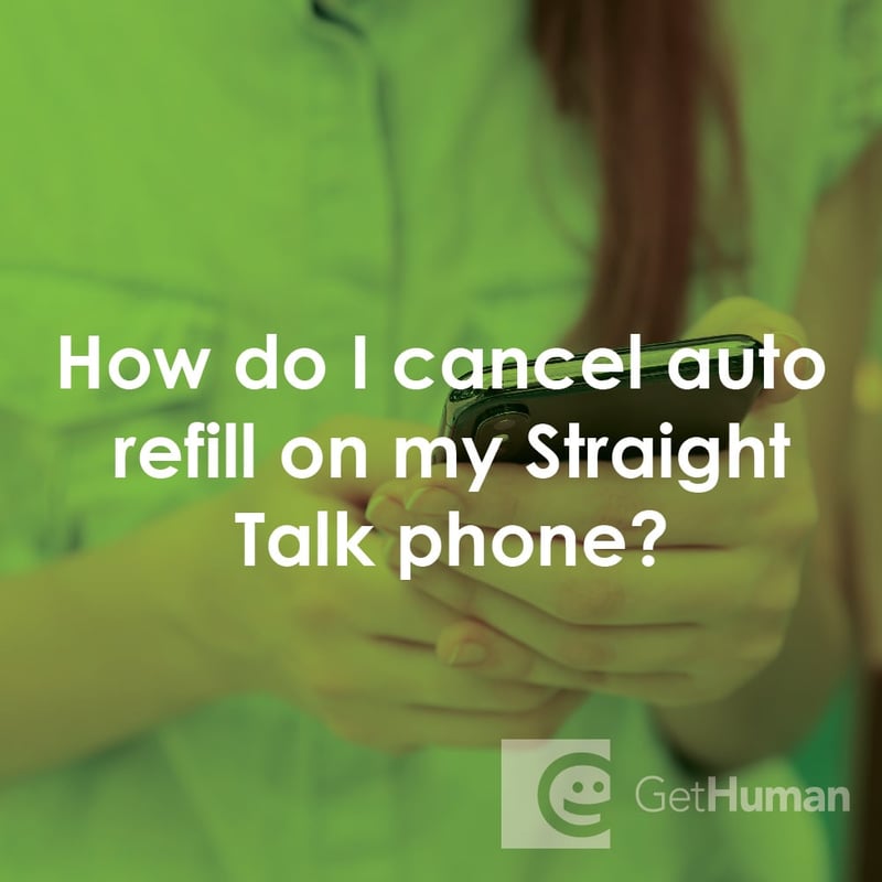 How Do I Cancel Auto-Refill on My Straight Talk Phone?