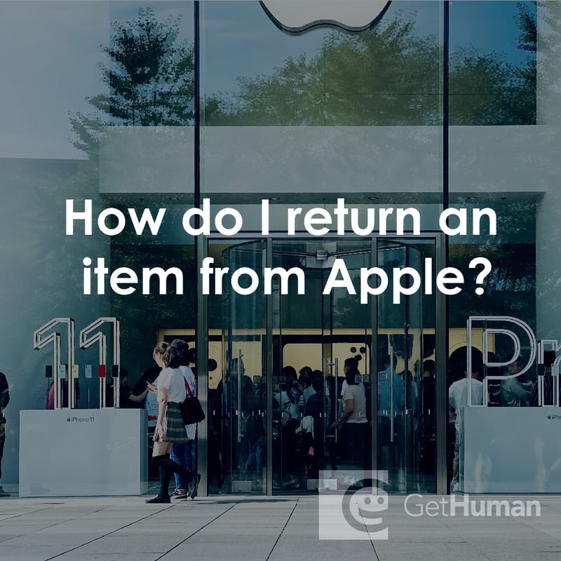 How Do I Return an Item from Apple?