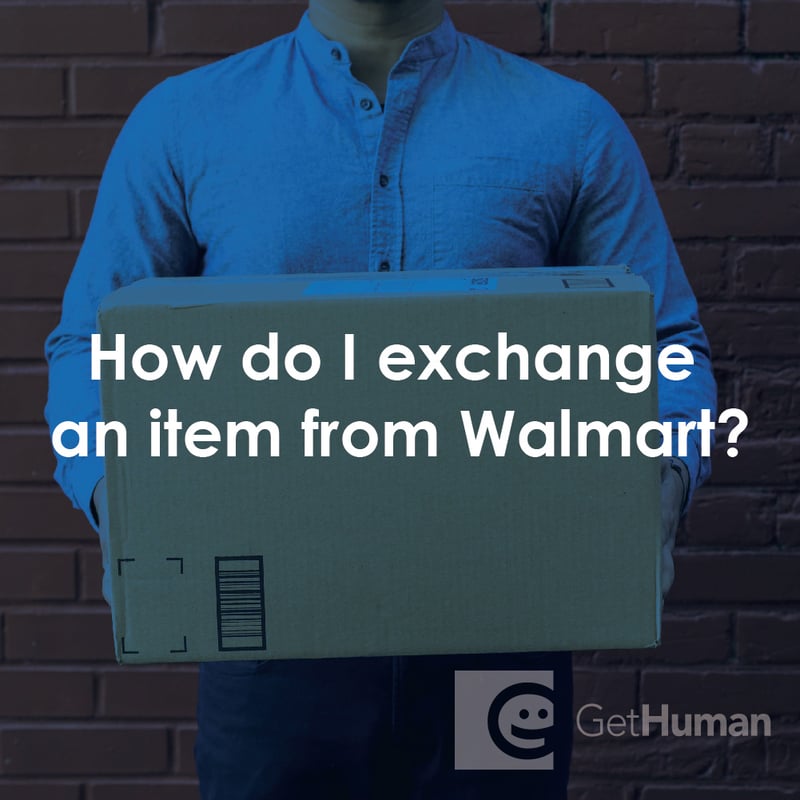 How Do I Exchange an Item from WalMart?