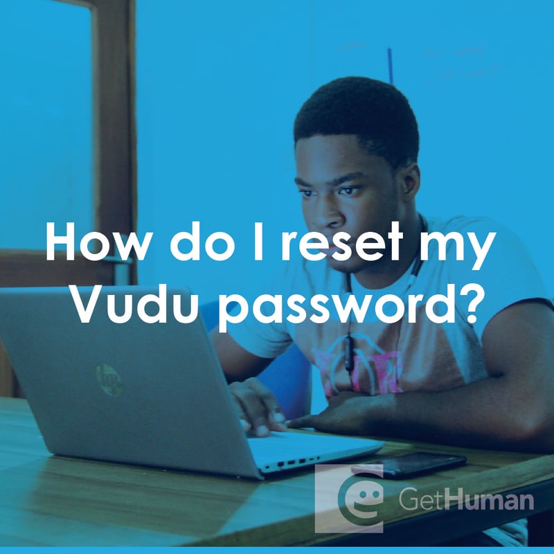 How Do I Reset My Vudu Password?