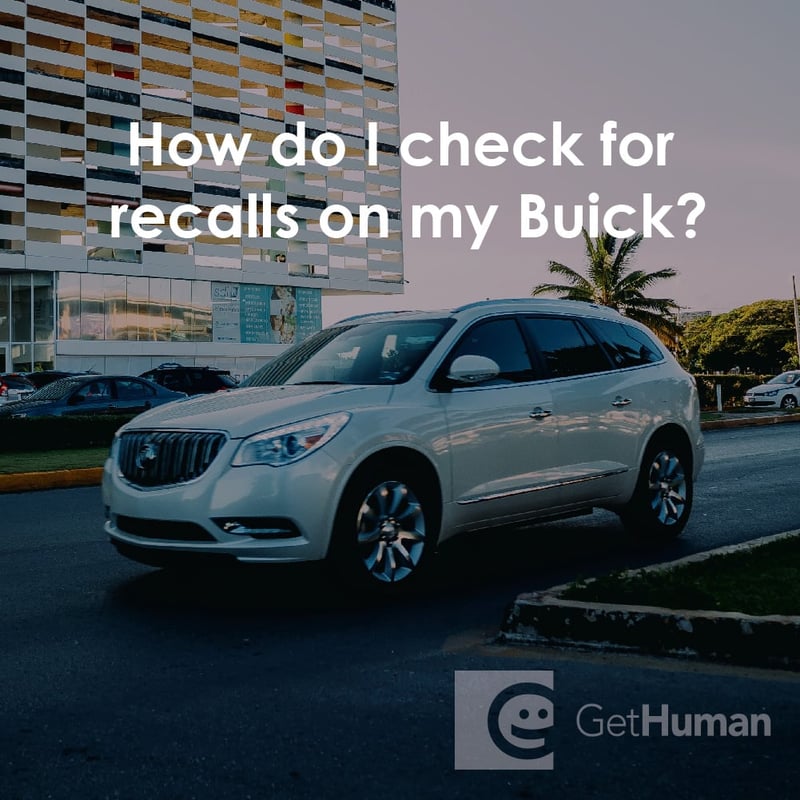 How Do I Check for Recalls on My Buick?
