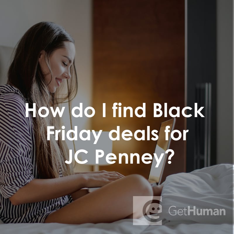 How Do I Find Black Friday Deals for JC Penney?