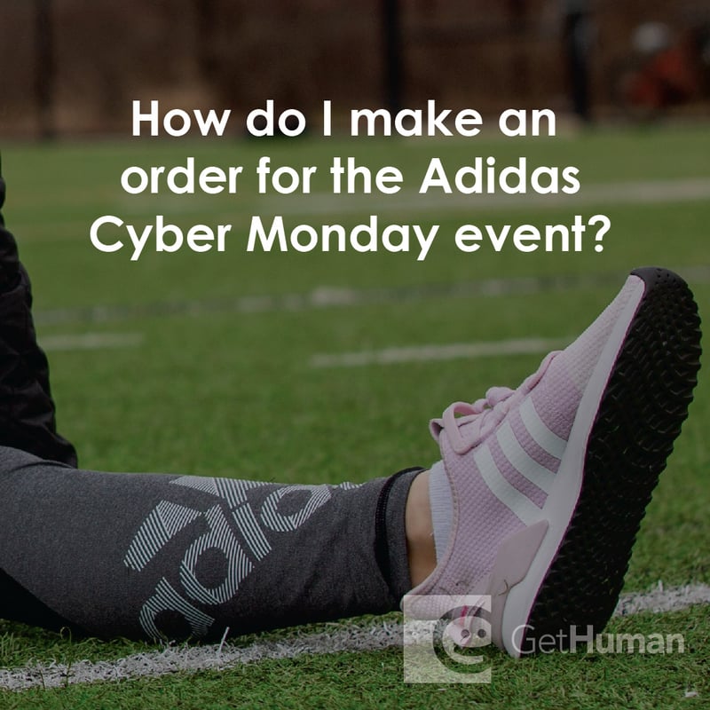 How Do I Make an Order for the Adidas Cyber Monday Event?